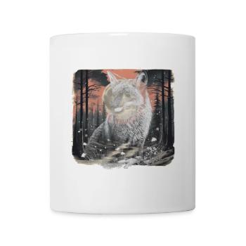Wald Fuchs Waldtiere Wildtiere Füchse Natur - Tasse - Weiß - Vorne