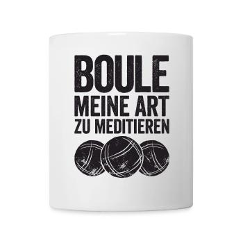 La boule est mon super pouvoir ! Joueur de boule - Mug blanc - blanc - Devant
