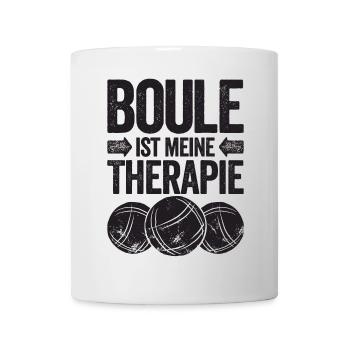 La boule est ma thérapie ! Joueur de boule - Mug blanc - blanc - Devant