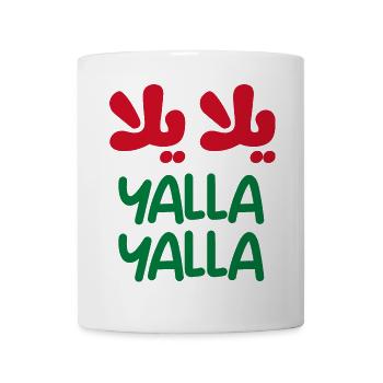Yalla yalla - Mug - white - Front