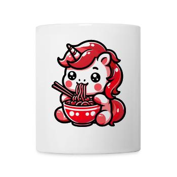 Japanese Kawaii Unicorn Ramen Asian Cuisine - Mug - white - Front