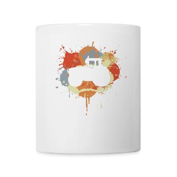 Traktor Graffiti - Tasse - Weiß - Vorne