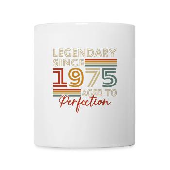 1975 Vintage Retro Geburtstagsgeschenk - Tasse - Weiß - Vorne