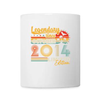 Oktober 2014 Vintage Retro Geburtstagsgeschenk - Tasse - Weiß - Vorne