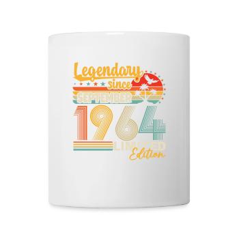 September 1964 Retro Vintage Geburtstagsgeschenk - Tasse - Weiß - Vorne