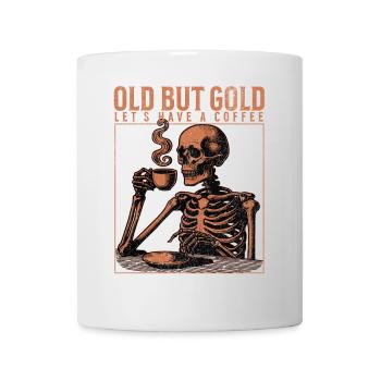 Old but Gold lets have a coffee - Mug - white - Front