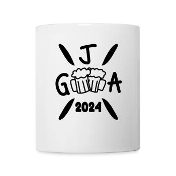 JGA 2024 Junggesellenabschied Crew Feier - Tasse - Weiß - Vorne