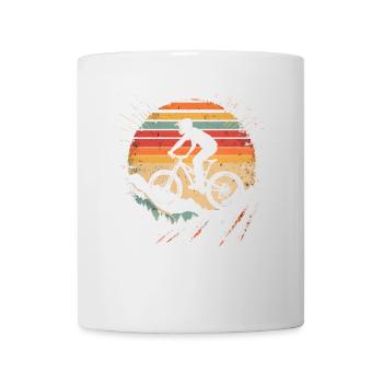 Cycliste Look Vintage - Mug blanc - blanc - Devant