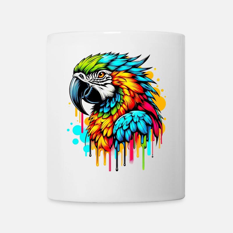 Papagei - Tasse - Weiß