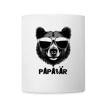 Papa – Der coolste Bär im Revier - Tasse - Weiß - Vorne