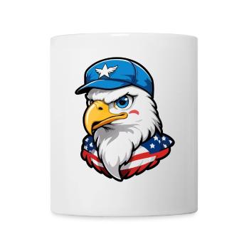 USA Flieger Adler - Tasse - Weiß - Vorne