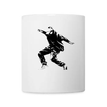 Graphismes de breakdance - Mug blanc - blanc - Devant