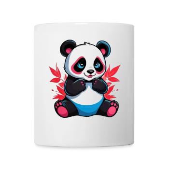 Panda Bär - Tasse - Weiß - Vorne