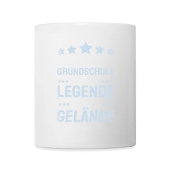 Grundschule Geschafft 2026 Grundschule Abschied - Tasse - Weiß - Vorne