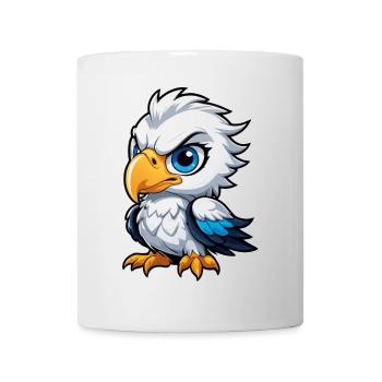 Poussin aigle effronté - Mug blanc - blanc - Devant