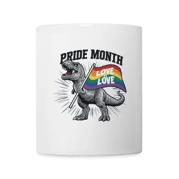 Love is Love – LGBTQIA+ Pride Herz Design - Tasse - Weiß - Vorne