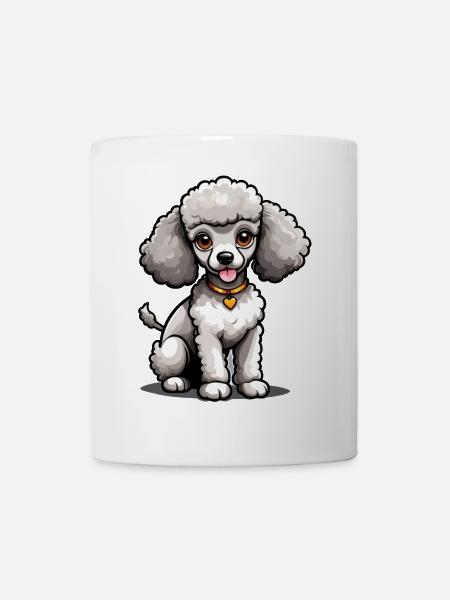 Golden Heart Poodle - Tasse - Weiß