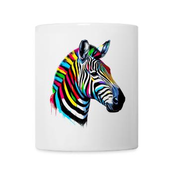Zebra - Tasse - Weiß - Vorne