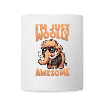 Wollmammut Mammut Mammut Geschenk - Tasse - Weiß - Vorne