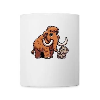 Wollmammut Mammut Mammut Geschenk - Tasse - Weiß - Vorne