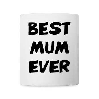 Die beste Mutter aller Zeiten - Muttertag - Tasse - Weiß - Vorne