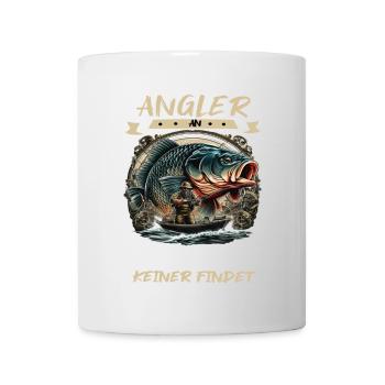 Never mess with a fisherman! - Mug - white - Front