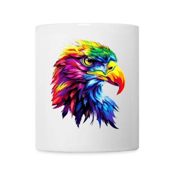Eagle Pop Art Bright Colors Golden Eagle White-tailed Eagle - Mug - white - Front
