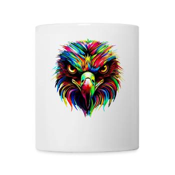 Eagle Pop Art Bright Colors Golden Eagle White-tailed Eagle - Mug - white - Front
