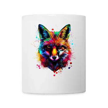 Fox Pop Art Colorful Fox Lover Red Fox Foxes - Mug - white - Front