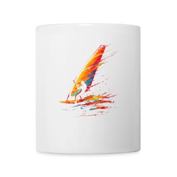 Windsurfen 90er Look - Tasse - Weiß - Vorne