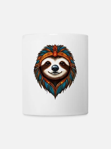 Häuptling der Faultiere - Tasse - Weiß