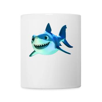 Hai Haifisch Tigerhai Grauhai Haie Weißer Hai - Tasse - Weiß - Vorne