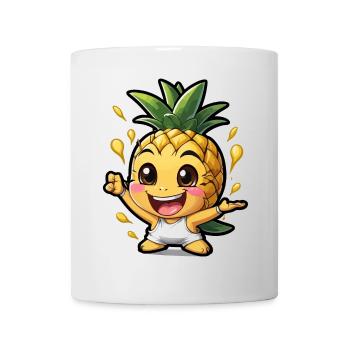 Lustige Baby Ananas - Tasse - Weiß - Vorne