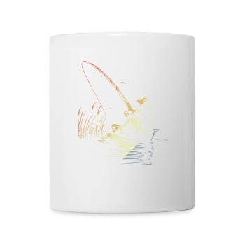 Retro Fishing Sketch - Mug - white - Front