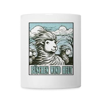 schaf Usedom T-Shirt – Ostsee Streetwear Design - Mug - white - Front