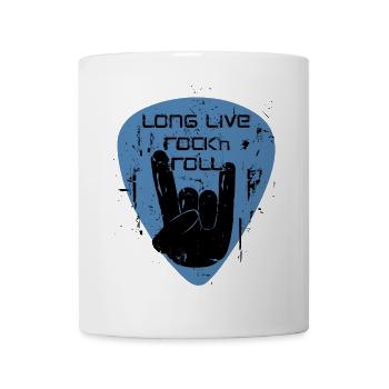 long live rock 'n' roll - Tasse - Weiß - Vorne