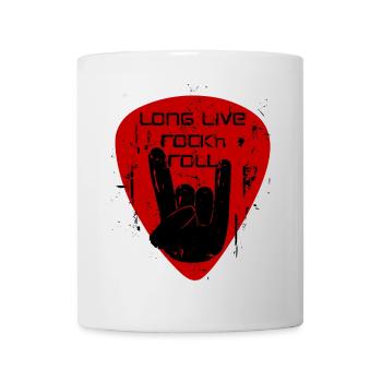 Lang lebe Rock'n'Roll - Tasse - Weiß - Vorne