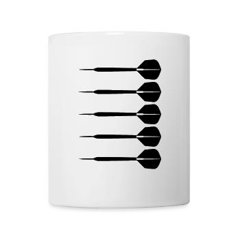Dart Drawing - Mug - white - Front