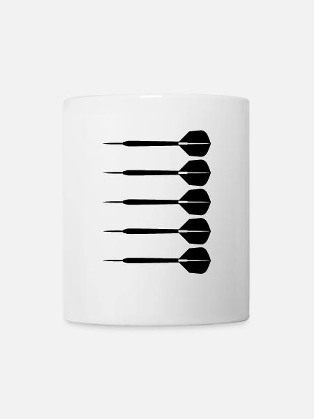 Dart Zeichnung - Tasse - Weiß