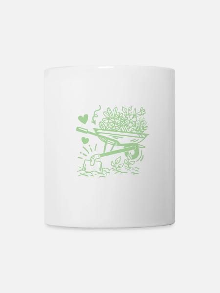 Garten Gartenarbeit - Tasse - Weiß