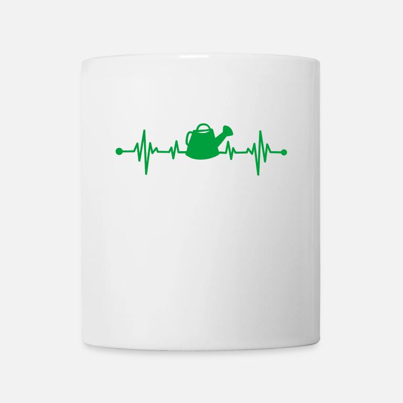Garten Gartenarbeit Gießkanne - Tasse - Weiß