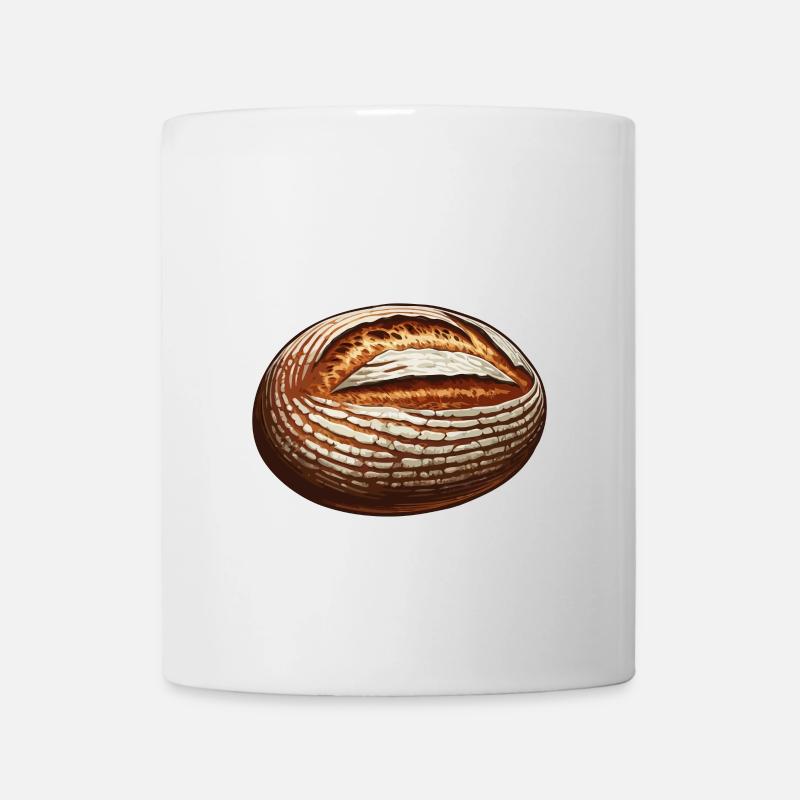 Sauerteigbrot Brot Backen Sauerteig Starter - Tasse - Weiß