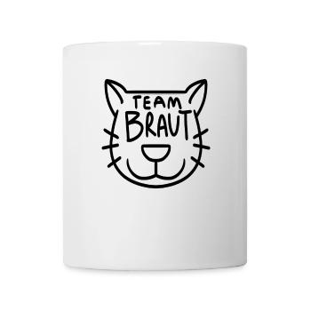 Team Braut Katze - Tasse - Weiß - Vorne