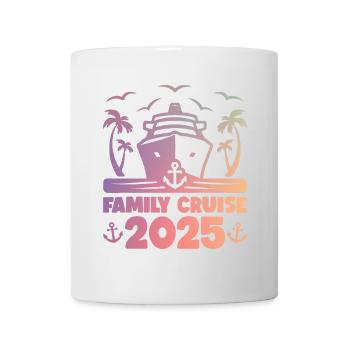 Croisière Vacances 2025 Croisière en famille - Mug blanc - blanc - Devant