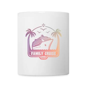 Croisière Vacances 2025 Croisière en famille - Mug blanc - blanc - Devant