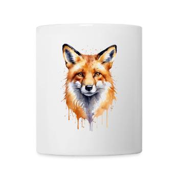 Foxy Watercolor - A Brush with Nature - Mug - white - Front