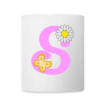 Lettre S - Mug blanc - blanc - Devant