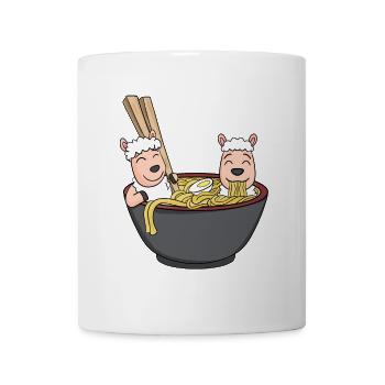 Kawaii Japan Schaf Ramen - Tasse - Weiß - Vorne