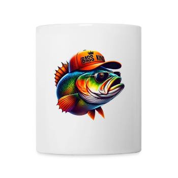 Gestreifter Barschkönig - Tasse - Weiß - Vorne