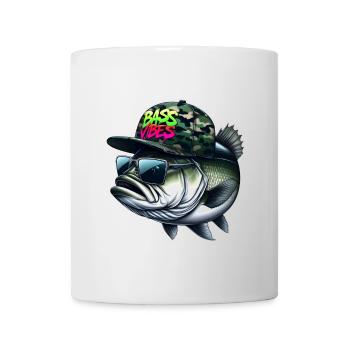 striped bass vibes - Mug - white - Front